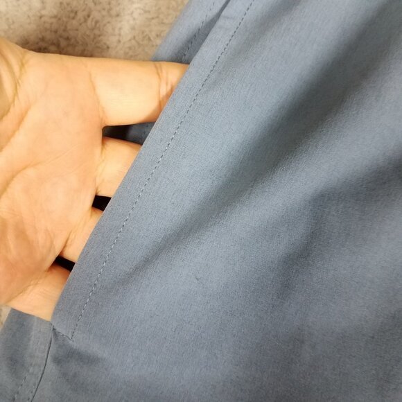 NEW Lands' End Swim Shorts Adult Large Blue UPF 50 Lined Hybrid Beach Summer Men - Picture 5 of 14